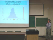 Dr. Jeff Spielman giving a lecture