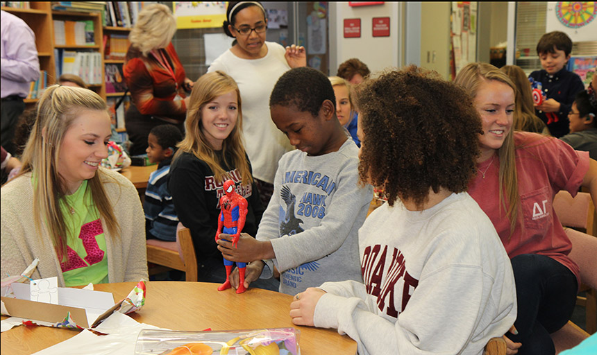 Roanoke College students create toys for children with disabilities for holidaysnews image