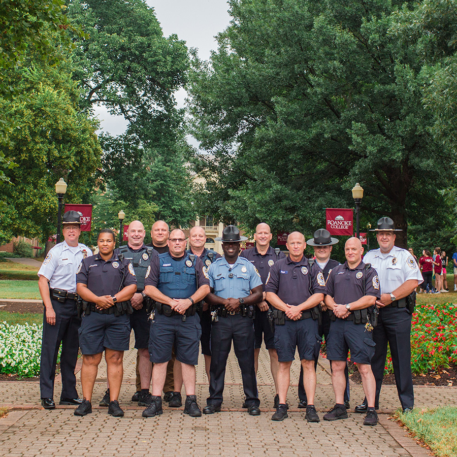 Photo of campus safety officers