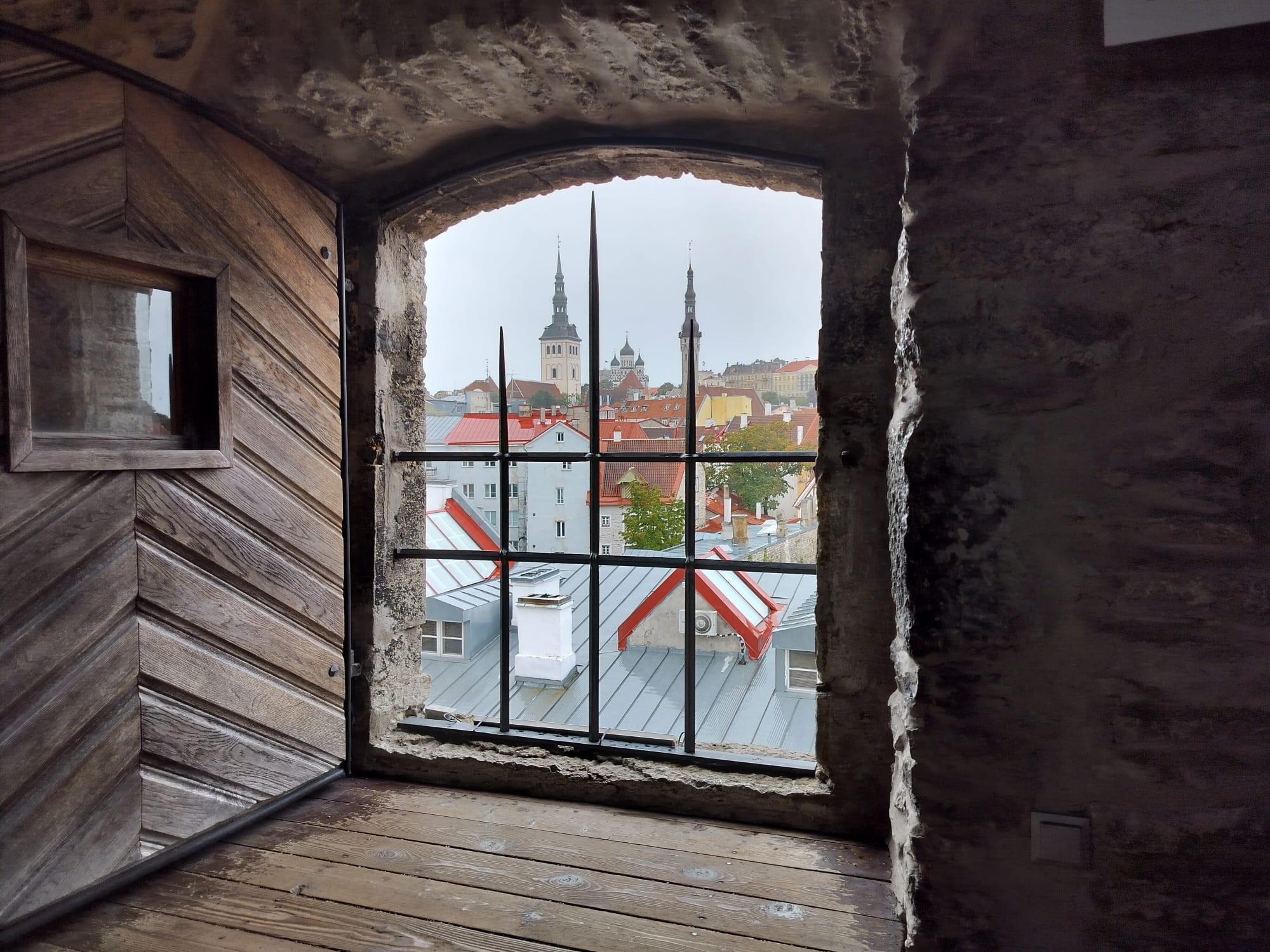 Looking out on Estonia