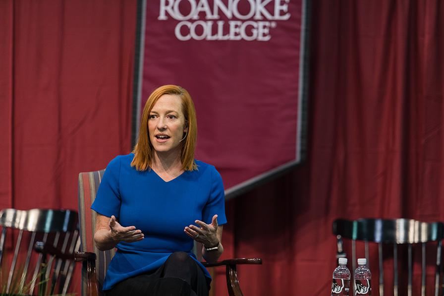 Jen Psaki at Roanoke College