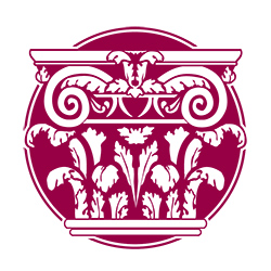 Logo that reads "Associates Society Roanoke college" 