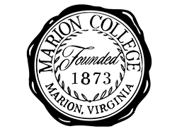 Logo that reads "Marion College Founded 1873 Marion, Virginia"