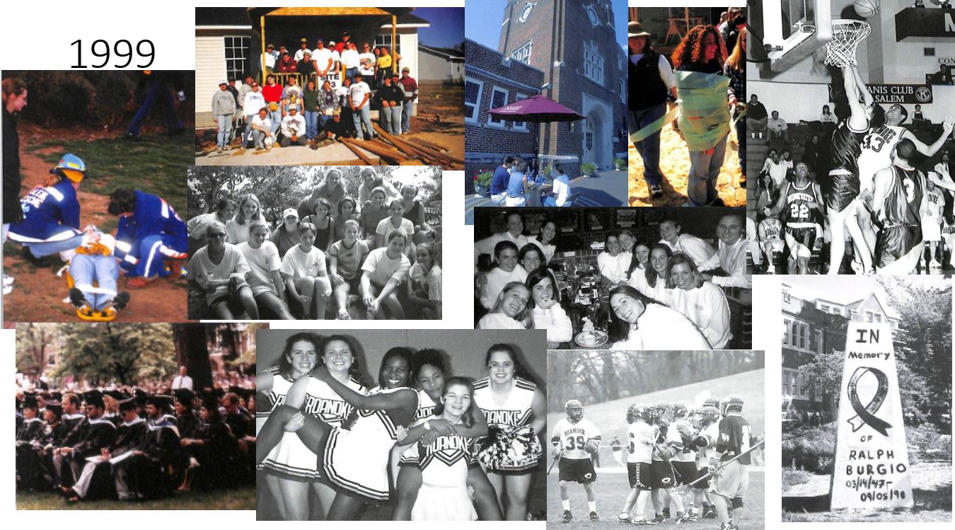 Images from the Class of 1999 yearbook