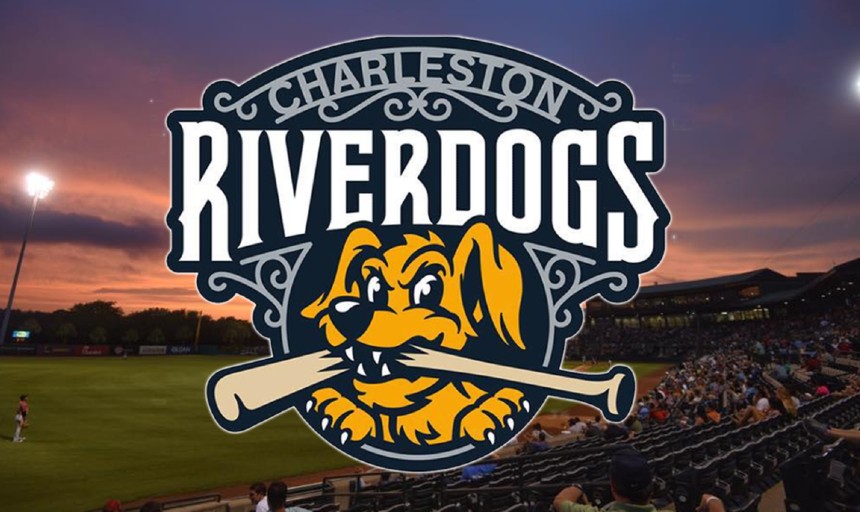 An image with the Charleston RiverDogs logo and text "Charleston RiverDogs"