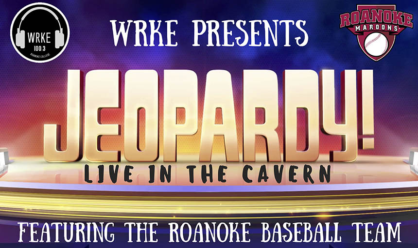 poster advertising jeopardy hosted by WRKE