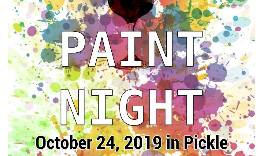 Paint Night flyer