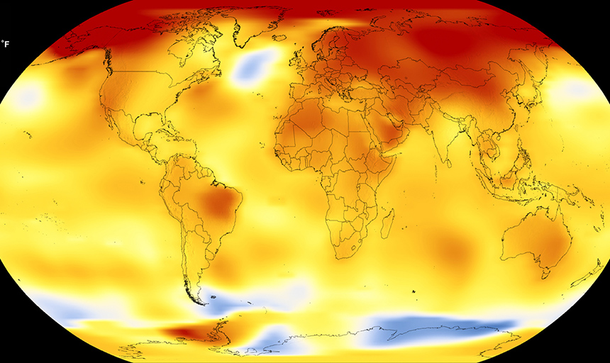 Global Warming Map