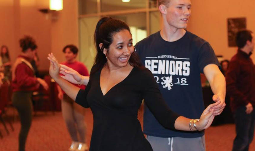 boy and girl dancing 