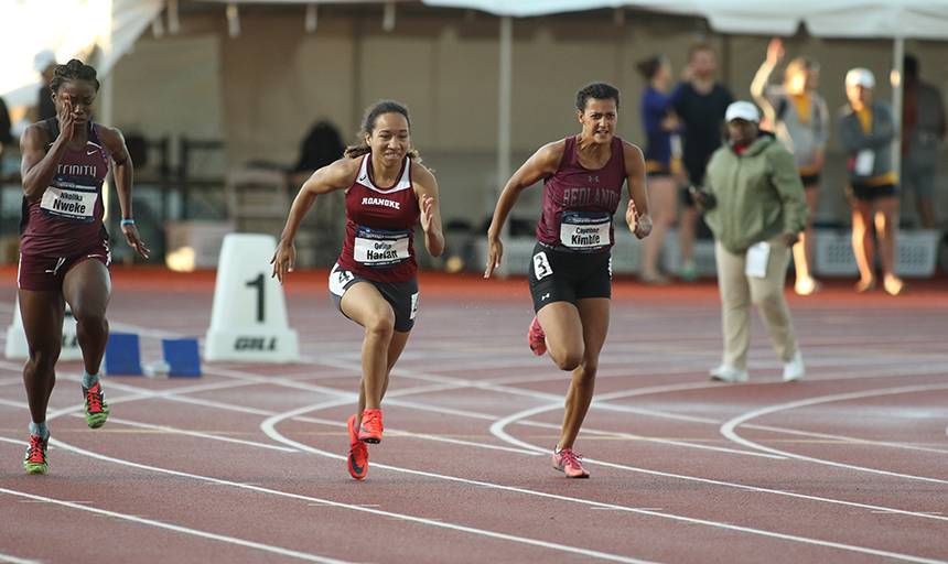 Roanoke student running 