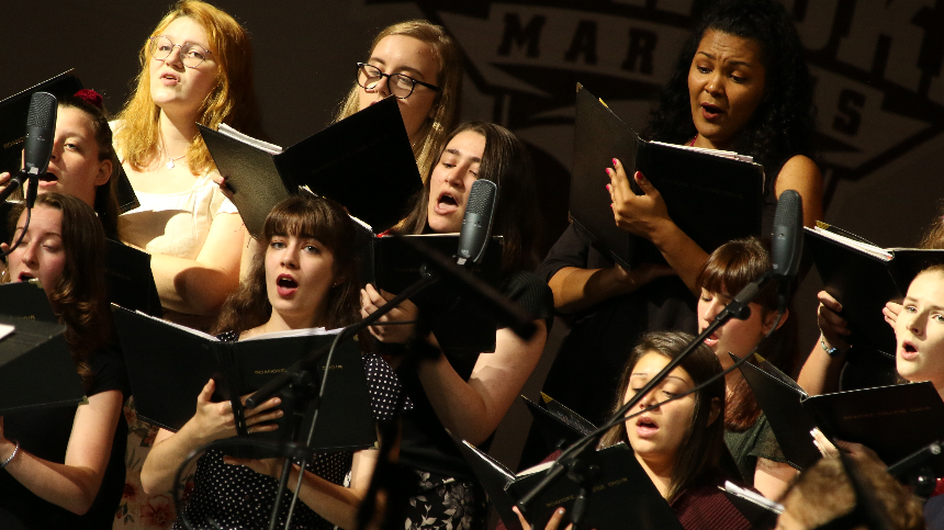 RC Choir performing