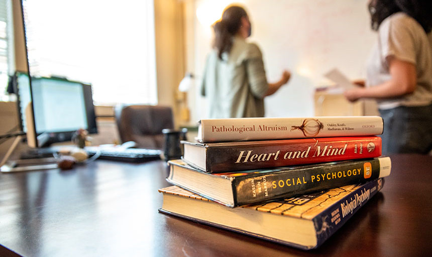 psych books on counter