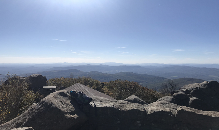 View from the top of a mountian.