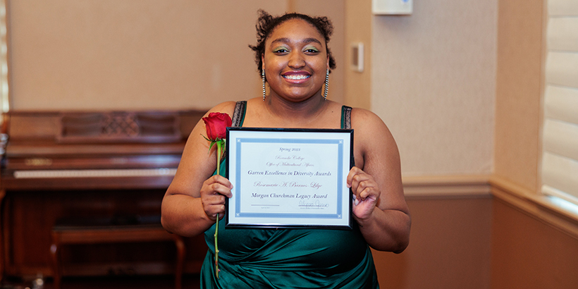 Rosie Barnes-Lilye ’23 received the Morgan Churchman Legacy Award.