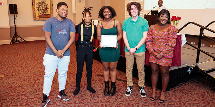 The Black Student Alliance received the Garren Student Organization Award.