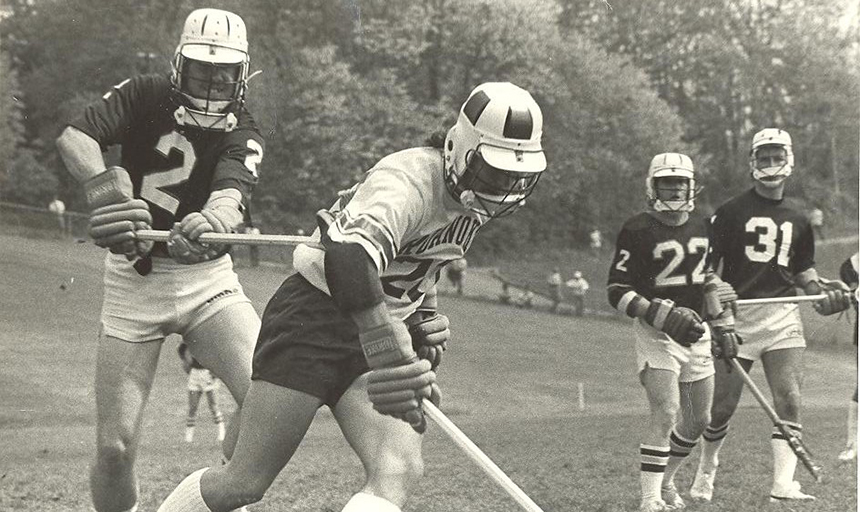 Allison was a force on the Roanoke men’s lacrosse team. He served as a team captain and was later inducted into the Athletic Hall of Fame for his performance on both the soccer and lacrosse teams.