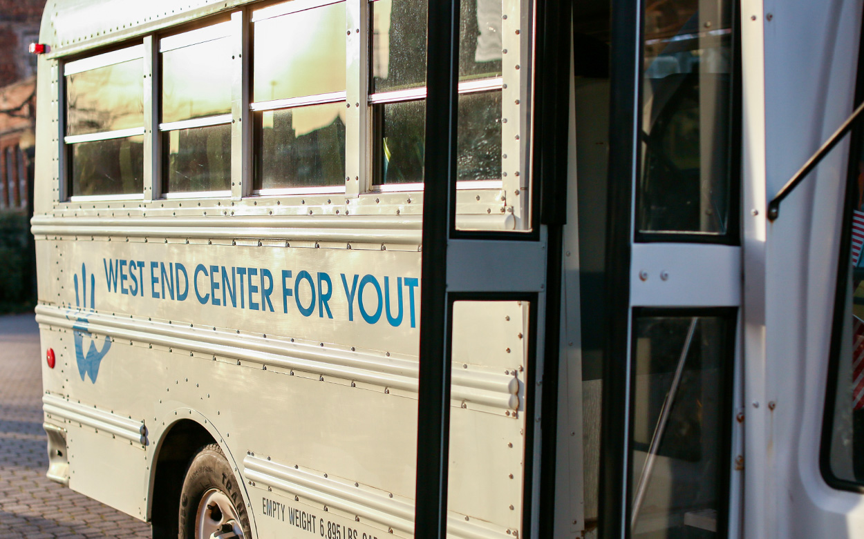Bus for the West End Center for Youth.
