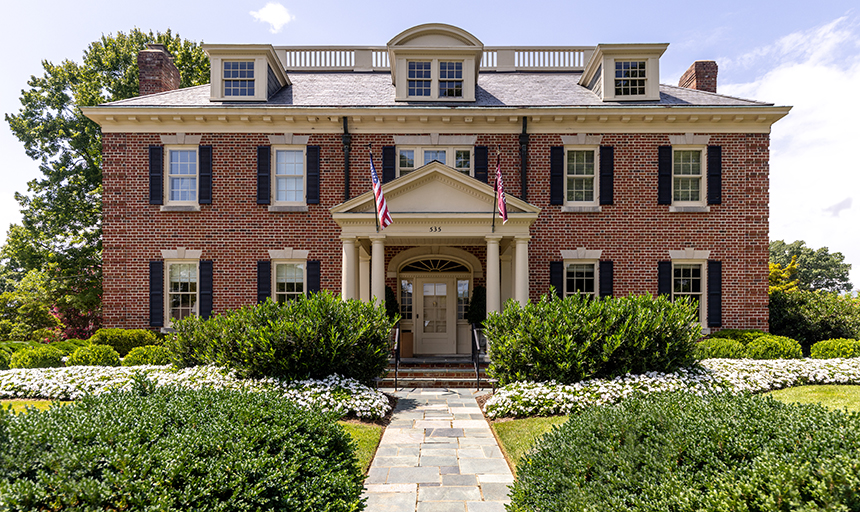 The Roanoke College president's home has been renamed Fishwick House.