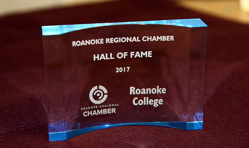 Roanoke named to Roanoke Regional Chamber Hall of Famenews image