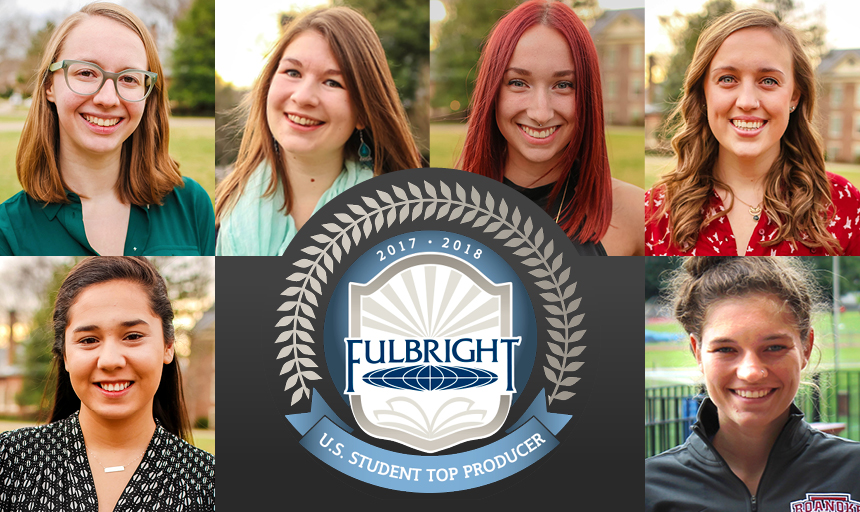 Roanoke College is a Top Producer of Fulbright U.S. Studentsnews image