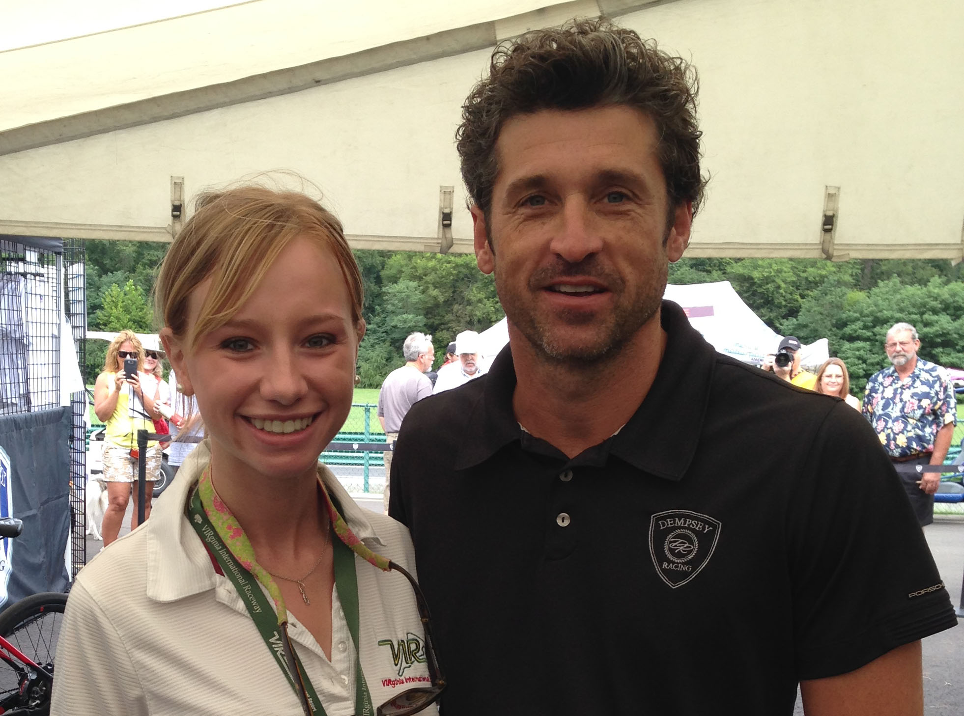 Gabby Gery with patrick dempsey