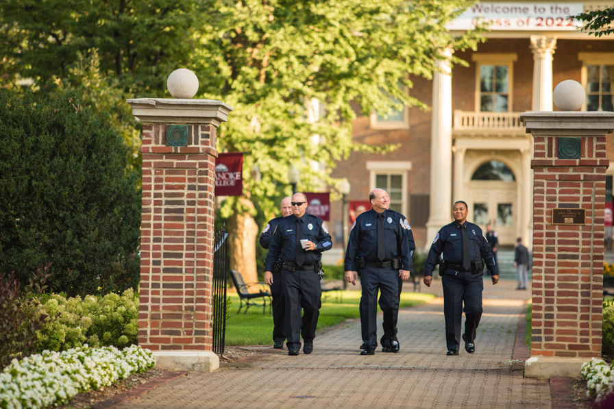 campus safety officers on campus