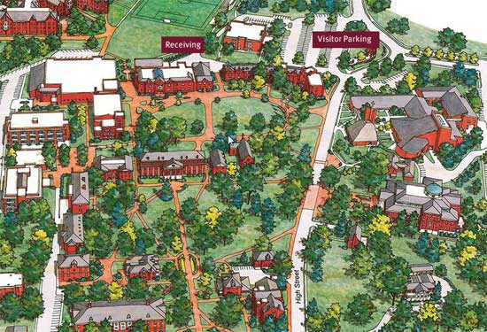 Roanoke College Campus Map Directions